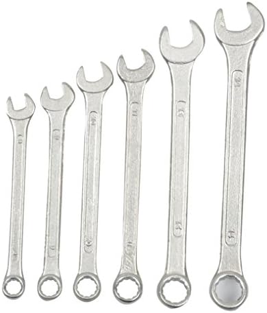 OTB Combination Spanner (Silver, Matte Finish, 6 Pieces)