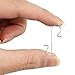 IFfree 200PCS Xmas Ornament Hooks,Silver Swirl Decorative Ornament Hooks Metal Wire Hooks Ornament Hangers S-Shape Spiral Christmas Decorative Ornament Hangers for Christmas Tree Decoration