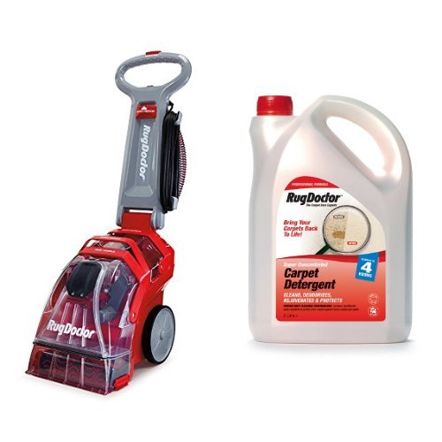 Rug Doctor Deep Carpet Cleaner, Red & Rug Doctor Carpet Detergent, 2