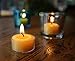 Bluecorn 100% Pure Beeswax Tealight Candles | Natural Beeswax, Yellow Tea Light | Long Burn (4-5 Hours) | Soy, Paraffin, & Fragrance Free, Bulk 48-Pack