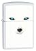 Zippo Arctic Fox Pocket Lighter, White Matte