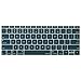 MOSISO Silicone Keyboard Cover Protective Skin Compatible with MacBook Pro 13 inch 2017 2016 Release A1708 Without Touch Bar & Compatible with MacBook 12 inch A1534, Deep Teal