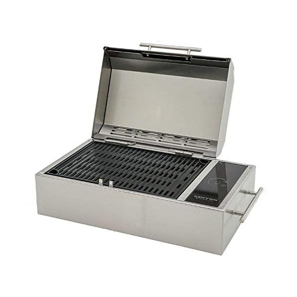 Kenyon-B70090-Frontier-All-Seasons-Portable-Stainless-Steel-Electric-Grill-120V