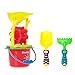 Beach Toys KAWO Fun Sand toys in Mesh Bag , Bucket, Tools, Shovel, Rake,Easy Carry and Store More Fun for Boys, Girls & Toddlers