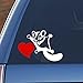 Signage Cafe Sugar Glider Flying Squirrel Love - Two Color Vinyl Sticker Decal.