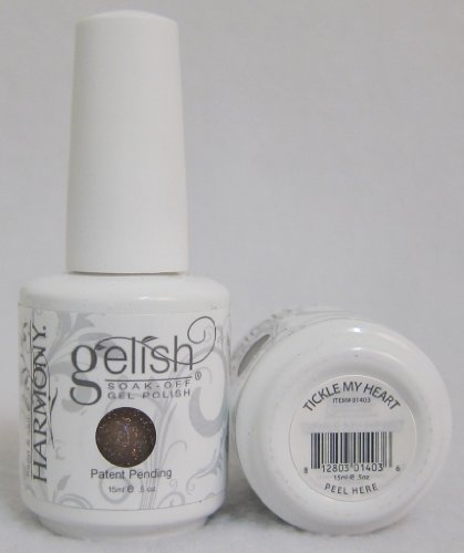 Gelish Soak Off Gel Nail Polish, Tickle My Heart, 0.5 Ounce Gelish Soak Off Gel Nail Polish, Tickle My Heart, 0.5 Ounce