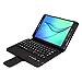 BMOUO Samsung Galaxy Tab A 8.0 Case with Keyboard - Ultra Slim Detachable Bluetooth Keyboard Portfolio Leather Case Cover for Samsung Tab A 8.0