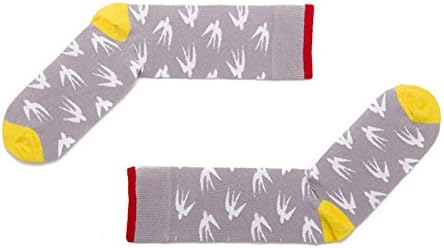 Sammy Icon Women's Swallow Grey designer socks One Size Multicolorured