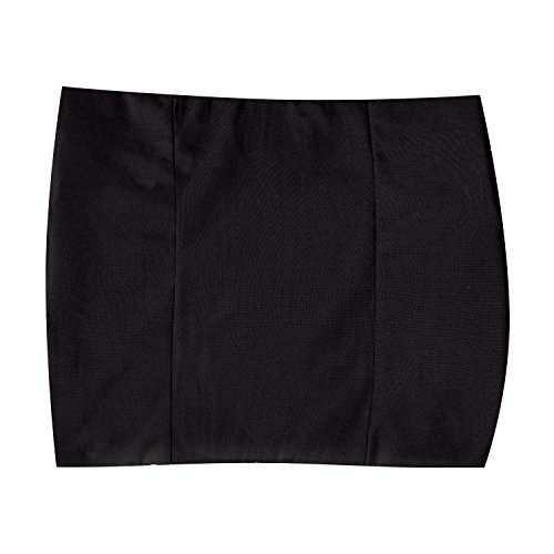 DMI Memory Foam Lumbar Pillow Back Support Cushion with Strap for Better Posture and Easing Back Pain, Black