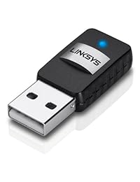 Linksys AE6000   Mini adaptador USB inalámbrico de correa dual