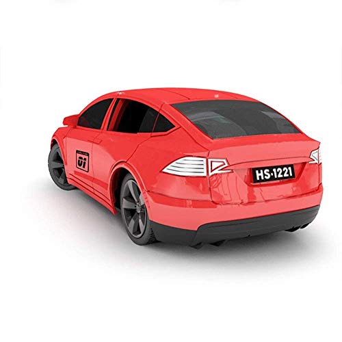 SSBH Tesla Rechargeable 2.4G RC Vehicle Sports Race Model Radio Controlled Electric Toy Car Children's Wireless Remote Control Racing Drift Open Door Drifting/Stunts Toys for Kids Girls Easter - Thumbnail 2