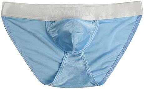 charmsamx Men's Sexy Briefs Breathable Bulge Pouch Underwear Soft Low Rise Bikini Briefs with Stretch Waistband