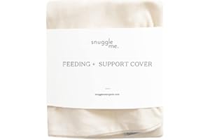 Snuggle Me Organic | Feeding Support Cover v2 | Nursing, Bottle Feeding and Bonding Support | Organic Cotton | Natural - Covers fit The New v2 Feeding Pillow