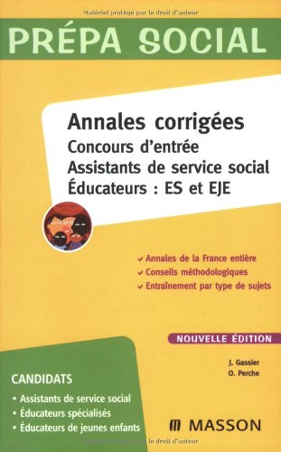 Annales corrigées, concours d'entrée