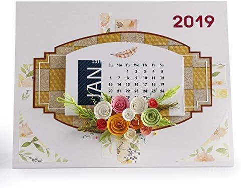 Swapnil Arts Handcrafted New Year Desk/Table Calendar 2020