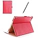 ProCase for iPad 9.7 Inch iPad 6th/5th Generation Case 2018 2017/iPad Air 2/Air 1 Case, Premium Leather Folio Corner Protection Multi-Angle Viewing Stand Cover with Front Pocket Pen Loop -Red