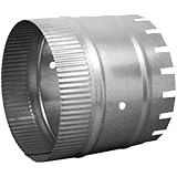 Duct Outlet Start Collar HVAC (Galvanized Metal, 12")