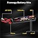 FCONEGY 3S 11.1V 1200mAh 20C Lipo Battery Pack with Deans Plug for Airsoft Gun/Airsoft Rifle