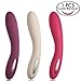 SVAKOM Leslie Powerful Ultra-Long Battery Personal Vibrator for Women, Wine Red with Coral