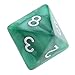 MonkeyJack 10pcs 8 Sided Dice D8 Polyhedral Dice for Dungeons and Dragons Green