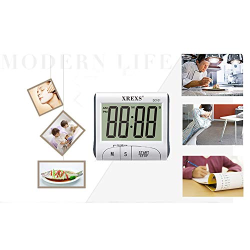 XREXS Digital Kitchen Timer Countdown Up Cooking Timer Clock