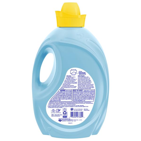 FLEECY LIQUID FABRIC SOFTENER, AROMA THERAPY CALM, 148 LOADS, 3.5 LITER
