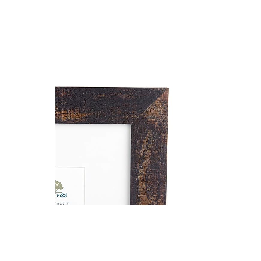 Scholartree Wooden Brown 5x7 Picture Frame 3 Set in 1 Pack or 5x7 Frame