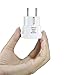 [2 Pack] BESTTEN Travel Adapter Plug for Europe, Germany, France, Russia, South Korea, Egypt, Iran, Indonesia (See List), Type F, 2-Pin Plug and 3-Prong Non-Tamper-Resistant Socket