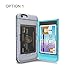 iPhone 6S Case, TORU [iPhone 6S Wallet Case Pattern Wood] Protective Slim Fit Dual Layer Hidden Credit Card Holder ID Slot Card Case with Mirror for iPhone 6S / iPhone 6 - Wood Geo