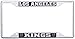 FANMATS 17162 NHL - Los Angeles Kings License Plate Frame, Black, 6.25