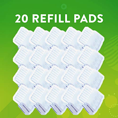 SCRUBBING BUBBLES FLUSHABLE TOILET BOWL WAND CLEANER REFILLS, FRESH BRUSH CLEANER TOILET REFILL PADS, REMOVES LIMESCALE & ODORS, CITRUS SCENT, 20 COUNT (PACK OF 1)