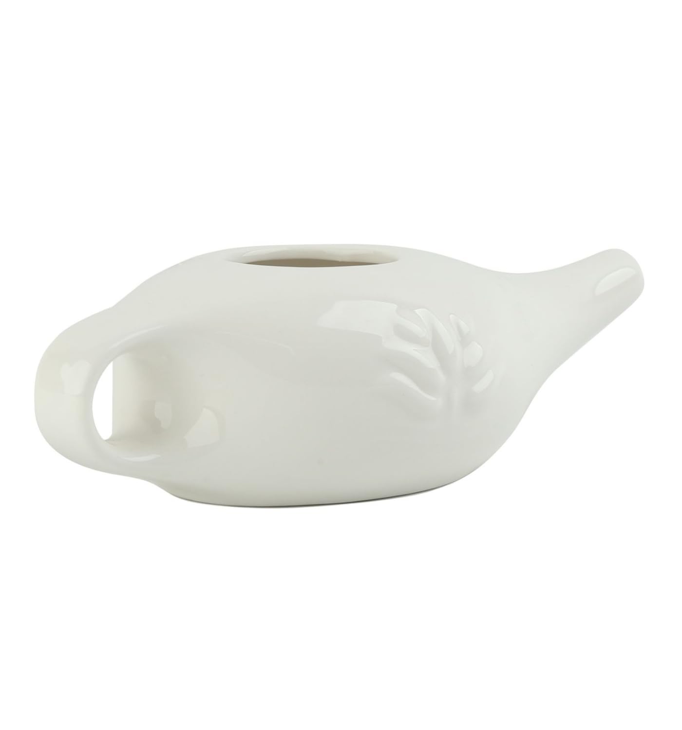 Biebri NetiPot 250ml Ceramic Nose Cleansing Jug, White