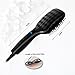 Hair Straightening Brush,ROZIA Diamond Infused Ionic Straight Unique Repair Hair Function Smoothing Digital Ceramic Heating Iron- Innovative Hair Straightener Anti-Scald