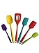 Cherryline 6 Piece Silicone Spatula Set (Multicolor)