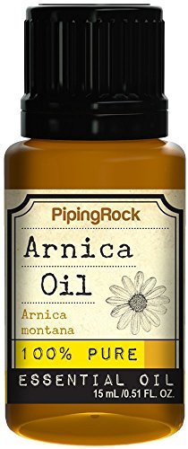 Piping Rock Arnica 100% Pure Essential Oil 1/2 oz (15 ml) Dropper Bottle Therapeutic Grade