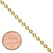 3mm 14k Gold Plated Ball Chain