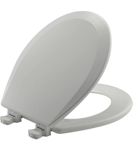 Toilet Seat, Slow Close, Premium Moulded Wood, Quick