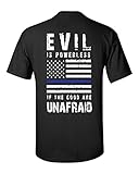 Police Blotter Certified Wolfhunter Mens Evil is Powerless T-Shirt