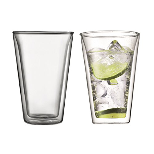 Bodum Canteen Double Wall Cooler/Pint Glass, Set of 2 - //coolthings.us