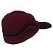 e4Hats.com Oversize Fleece Warmer Flap Cap - Wine OSFM
