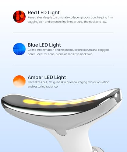 MyDerma Dream MyoGlow LED Massaging Device for Arms, Legs, and Face
