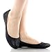 REFRESH DEMI-07 Women's Glitter Shinny Ballerina Ballet Slip On Flats,7.5 B(M) US,Black