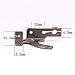 Professional Tattoo Frames Tattoo Gun Parts Carbon Steel Frame DIY Custom Carbon Steel Tattoo Machine Frame Part Suitable Height 28mm Coils (28mm C) Supply Kit Replacement