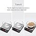 Digital Kitchen Scale with Red LED Display, Sooreally High Definition Multifunction Stainless steel Food Scale 11lb/ 5000g (Batteries Included)