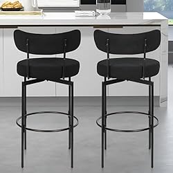 AODAILIHB Swivel Bar Stools Set of 2, Counter