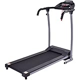 Goplus 800W Folding Treadmill Electric Motorized Power Fitness Running Machine W/Mobile Phone Holder (Black)