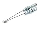 Alpha Rider Motorcycle Stainless Steel Wire Throttle Oil Push Pull Cables Rope Brake Oil Accelerator Control Wire Line Vinyl Coated Outer Casing for Kawasaki Ninja 250R EX250 2008 2009 2010 2011 2012