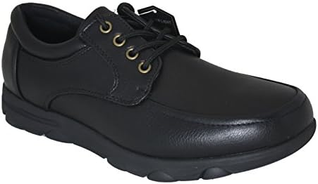 8551 Moc Toe Lace up Slip & Oil Resistant Men's Comfort Work Shoe with Water & Stain Resistant Upper