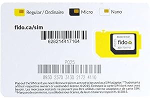 Fido SIM Card (Canada) - Multi SIM (3 in 1)