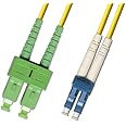 1M - Singlemode Duplex Fiber Optic Cable (9/125) - LC/UPC to SC/APC